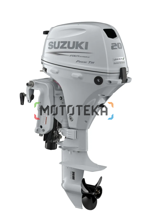 Лодочный мотор SUZUKI (Сузуки) DF20ATS белый