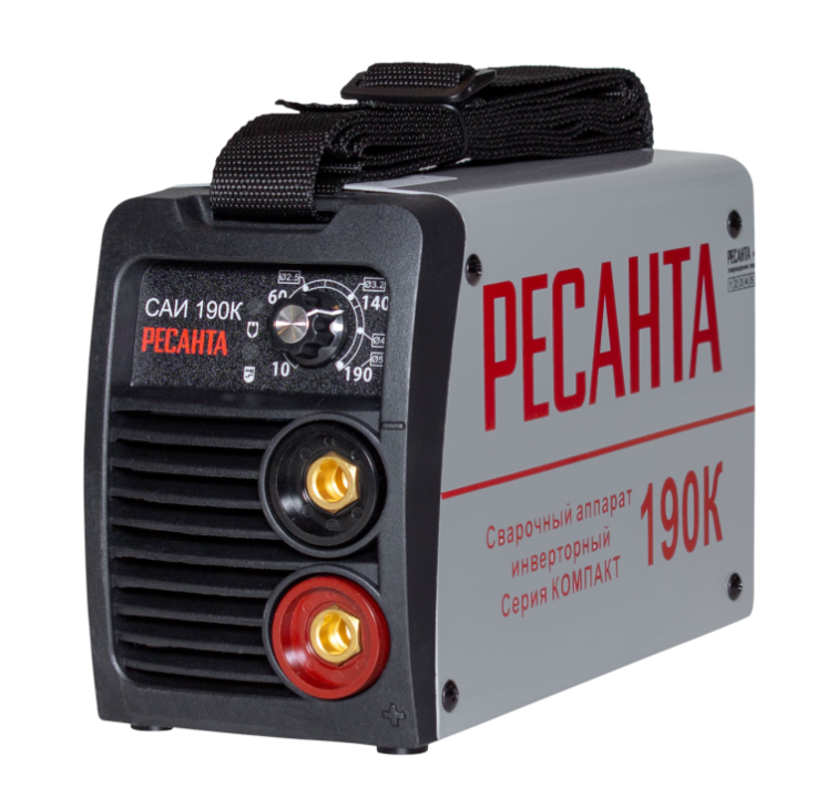 Сварочный аппарат инверторный Ресанта САИ190К (компакт) Сварочный аппарат инверторный Ресанта САИ190К (компакт)