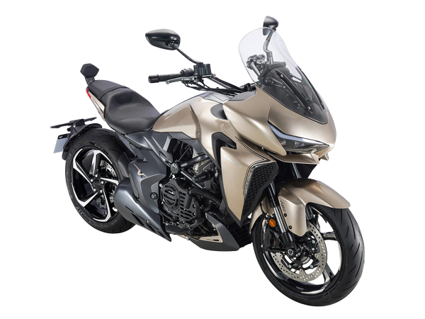 Мотоцикл дорожный Zontes (Зонтес) ZT350 - VX (4T ZT184MP EFI) 17/17 (2023 г.) золотой с ПТС | Мототека
