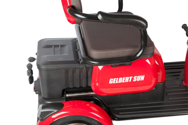 Пассажирский электротрицикл Rutrike (Рутрайк) Gelbert Sun 48V/60V 650Вт | Мототека