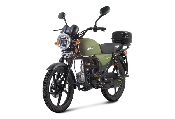 Мопед TMBK ALPHA 50 (110) Army Green | Мототека
